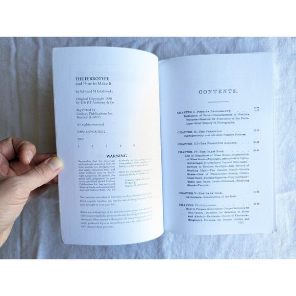 The ferrotype and how to make it, 2007 reprint from 1891 photography manual - Picture 9 of 9